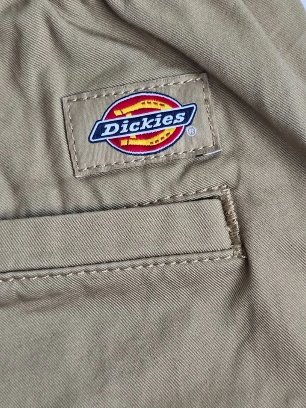 Dickies Womens Relaxed Fit Drawstring Cargo Pants Gorpcore Streetwear M Tan